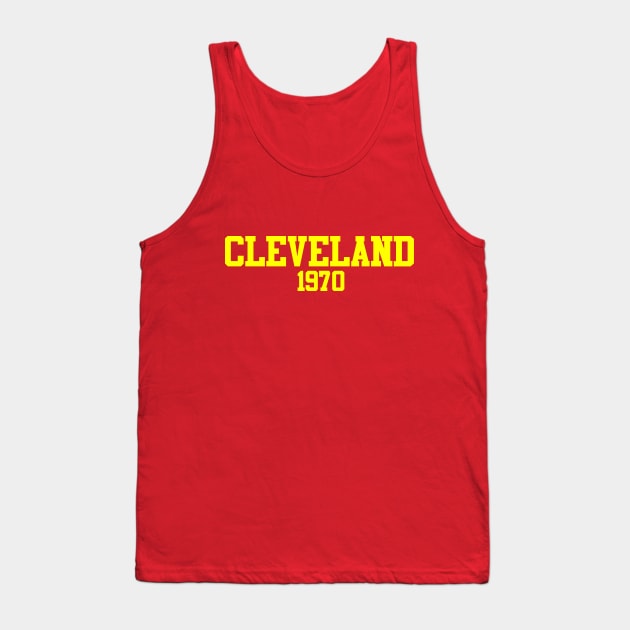 Cleveland 1970 Tank Top by GloopTrekker